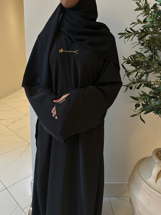 SOLINE ABAYA - BLACK