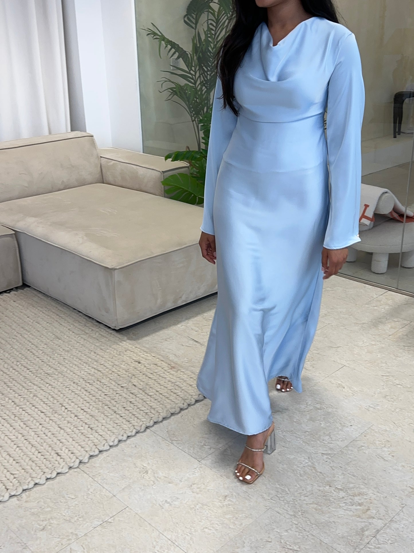 LEYA DRESS - BLUE