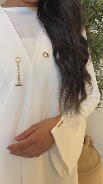 SOLINE ABAYA - BLACK
