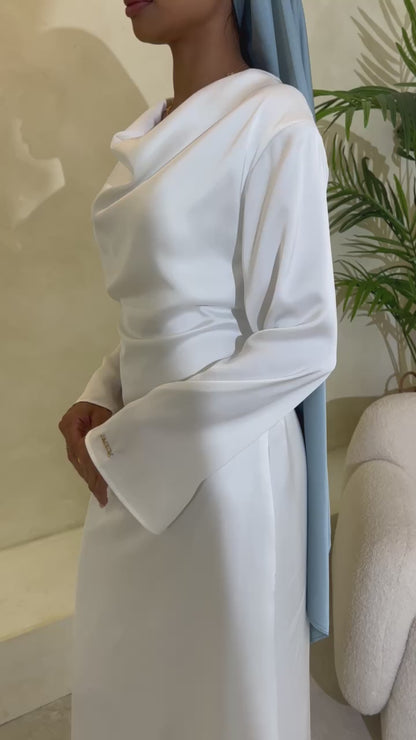 LEYA DRESS - WHITE